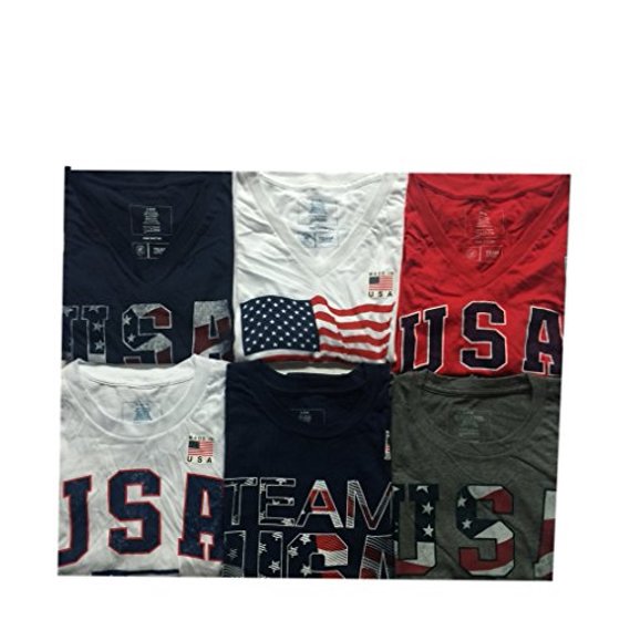 USA Team Apparel Team USA Apparel Mens TShirt Olympics Crew Neck