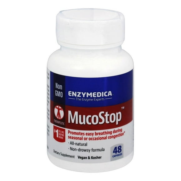 Enzymedica - MucoStop - 48 Capsules