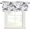 White, variant on Black Moon Night Valances for Windows Farmhouse Kitchen Curtains Valances Rod Pocket Valance Curtains for Kitchen Windows Starry Evening Window Valances for Bathroom Bedroom 42"x12"