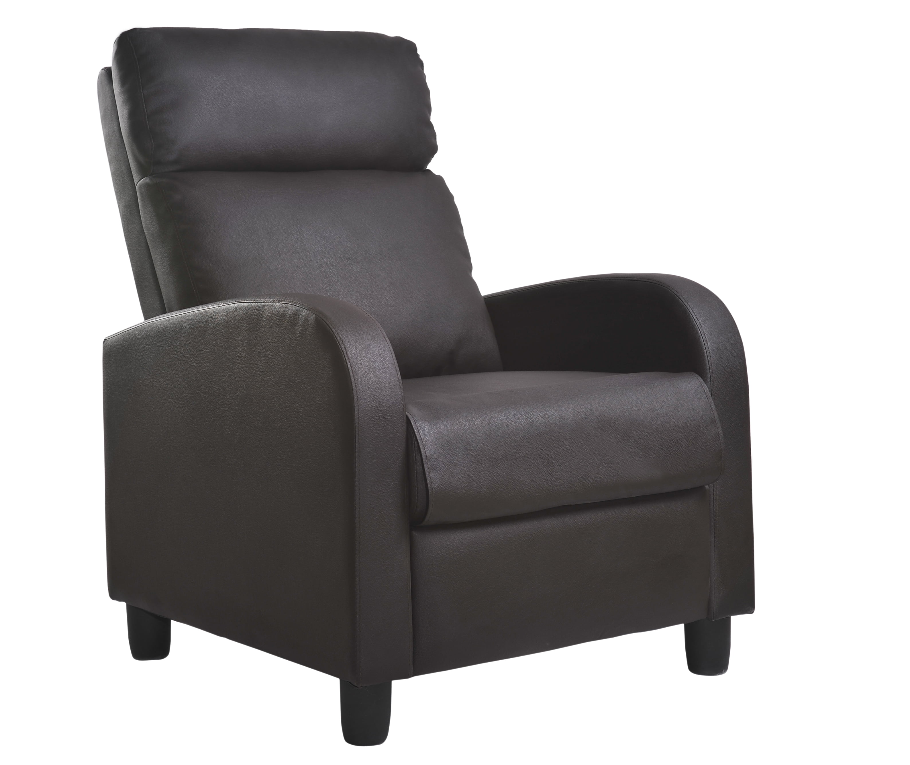 Nathaniel Home Anabelle Faux Leather Recliner, Multiple Colors