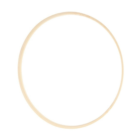 BESTOYARD DIY Bamboo Circular Ring Dream Catcher Hoop Macrame Round Frame Decor 2pcs