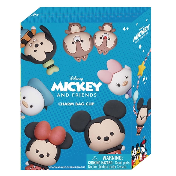 Disney Mickey & Friends 3D Foam Bag Clip with Charms Blind Bag