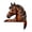 Option-006, variant on Wooden Horse Door Topper,Rustic Lying Craft Wall Art Decor | Hanging Brown Door Frame Farmhouse Ornament,Unique Gift for Horse Lovers Cute Shelf Topper Home Decoration