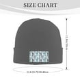 thumbnail image 3 of ZICANCN Skeleton of Dead Tree Knit Beanie Hat, Winter Cap Soft Warm Classic Hats for Men Women, Deep Heather, 3 of 8