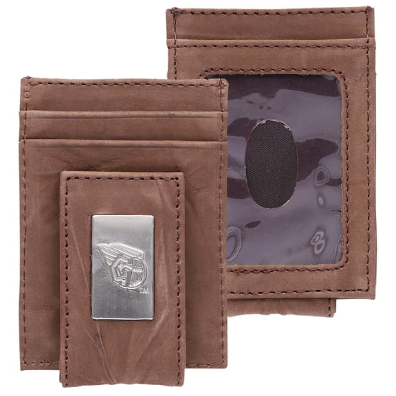 Cleveland Guardians Leather Front Pocket Wallet