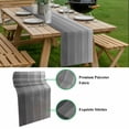 thumbnail image 5 of Grey Ombre Wooden Table Runner - 48 Inch Long, Kitchen Dining Table Runner Dresser Scarves, Farmhouse Retro Gray Wood Gradient Farmhouse Decor for Coffee Tables Wedding Party Banquet, 5 of 8