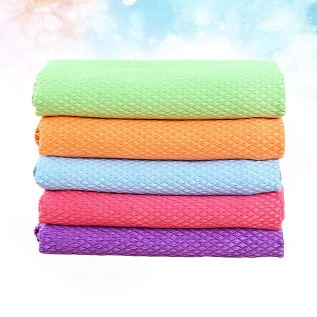 FUTUREORYY 5Ud De Limpieza Para Y Cocina Reutilizable De Microfibra Multicolor