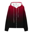 thumbnail image 4 of Viikei Halloween Clearance Womens Halloween Costumes Women's Loose Fitting Long Sleeved Hoodie Sweater Top Long Jacket, 4 of 5