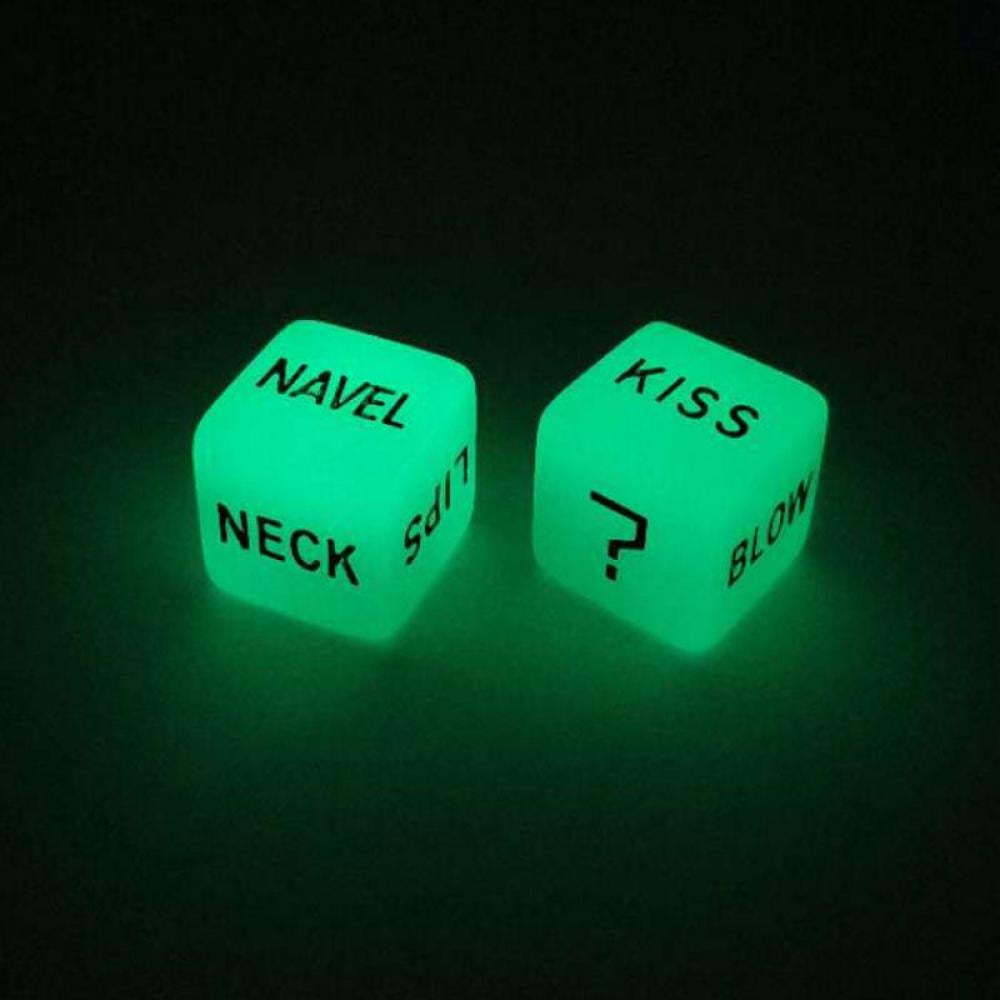 Dice Glow-In-The-Dark Saucy Adult Naughty Gift Romantic Couple Game Lover Tasks 