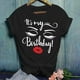 thumbnail image 2 of Camisas Para Mujer Con Estampado de Manga Corta Y Cuello Redondo Con Estampado de Letras Odeerbi  ODB124266, 2 of 7