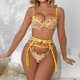 thumbnail image 5 of Señoras Moda Perspectiva sexy Lencería erótica Lencería sexy Liguero Conjunto de tres piezas Fridja nalpqowj43923, 5 of 7