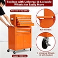 thumbnail image 6 of Gaderth 8-Drawer Rolling Tool Chest, Assembled Tool Chest with Wheels, 2-in-1 High Capacity Tool Storage with Detachable Top Cabinet for Garage, Workshop, 6 of 8