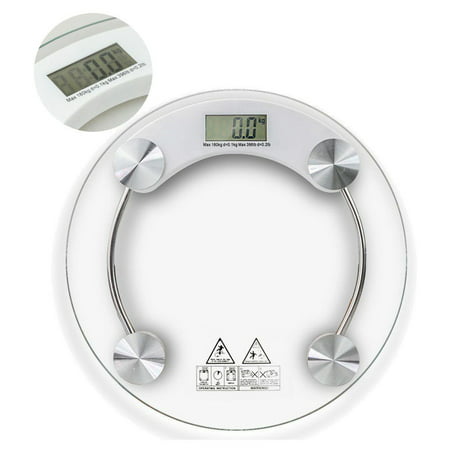 Ktaxon 396lb 180KG Bathroom Digital Electronic Glass Weighing Body Weight Scale