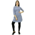 thumbnail image 2 of Phagun Cotton Polka Dot Print Kurti Ethnic Designer Women Kurta Casual Dress, 2 of 7