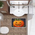 thumbnail image 5 of Wear-Resistant Halloween Different Expressions Front Door Mat, Simple and Cute Anti-slip Halloween Decor Multifunctional Orange Pumpkins Entrance Mats for Yard Outdoor Kitchen, 19.7x31.5in, 5 of 5
