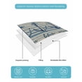 thumbnail image 4 of Twin XL Quilt Bedding Set, Nautical Archor Reversible Summer Quilt 3 Pieces, Vintage Country Ocean Archor Blue Stripes Lightweight Bedspreads Coverlets with 2 Pillow Shams for All Seasons, 4 of 5