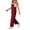 Wine#01, variant on Jumpsuits for Women Oversized Spaghetti Strap Bohos Wide Leg Overalls Womens Summer Casual Solid Loose Fits Lightweight Comfy Rompers with Pockets