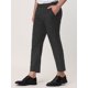 thumbnail image 2 of Lars Amadeus Pantalones Recortados A Cuadros De Vestir Para Hombre Pantalones Ajustados A Cuadros Con Frente Plano Negro M, 2 of 6