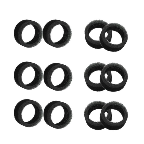 Delapan 12 Cat Water Fountain Replacement Foam Filters for 84 oz 2.5 L Stainless Steel Pet Water Fountain