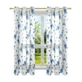 thumbnail image 7 of Yayeee Window Curtains Set of 2 for Living Room Light Filtering 63"x42", Rocket Pattern, 7 of 7
