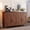Cherry, variant on Frmobepts 63"W Kitchen Sideboard Credenza, 4-Doors 3-Drawer Wood Buffet Storage Cabinet with Adjustable Shelves for Dining Room, Cherry