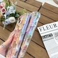 thumbnail image 6 of for iPhone 11 Case for Women, Cute Curly Wave Frame Shape, Colorful Retro Oil Painting Flower Laser Beam Glossy Pattern, Compatible with iPhone Case (iPhone 11, Blue), 6 of 9