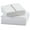 White, variant on Lintex Linens Hotel Collection 1800 6-Piece Bed Sheet Set Grey Queen