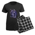 thumbnail image 5 of CafePress - Gargoyle Tattoo Women's Dark Pajamas - Women's Short Sleeve Print T-Shirt and Pants Dark Cotton Pajama Set, 5 of 7