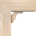 thumbnail image 3 of Ekena Millwork 7 1/2"W x 18"D x 18"H Balboa Block Smooth Bracket w/ Offset Brace, Douglas Fir, 3 of 25