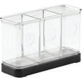 thumbnail image 4 of iDesign Forma Utensil, Spatula, Silverware Holder, Black/Clear, 4 of 7