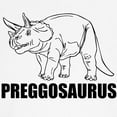 thumbnail image 3 of CafePress - PREGGOSAURUS Maternity T Shirt - Cotton Maternity T-shirt, Cute & Funny Pregnancy Tee, 3 of 4