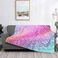 thumbnail image 2 of Fotbe Fun Rainbow Manta de Franela con Estampado, Manta Ultrasuave para Cama, Sofá, Auto, Hipoalergénica y Antibolitas-60"x50", 2 of 6