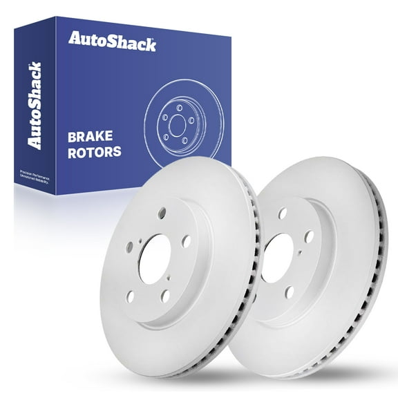AutoShack 11.65" (296 mm) Front Vented Brake Rotors Coated | Replacement for 2006-2015 Lexus IS250 | 2-PC Set | ArmorStop