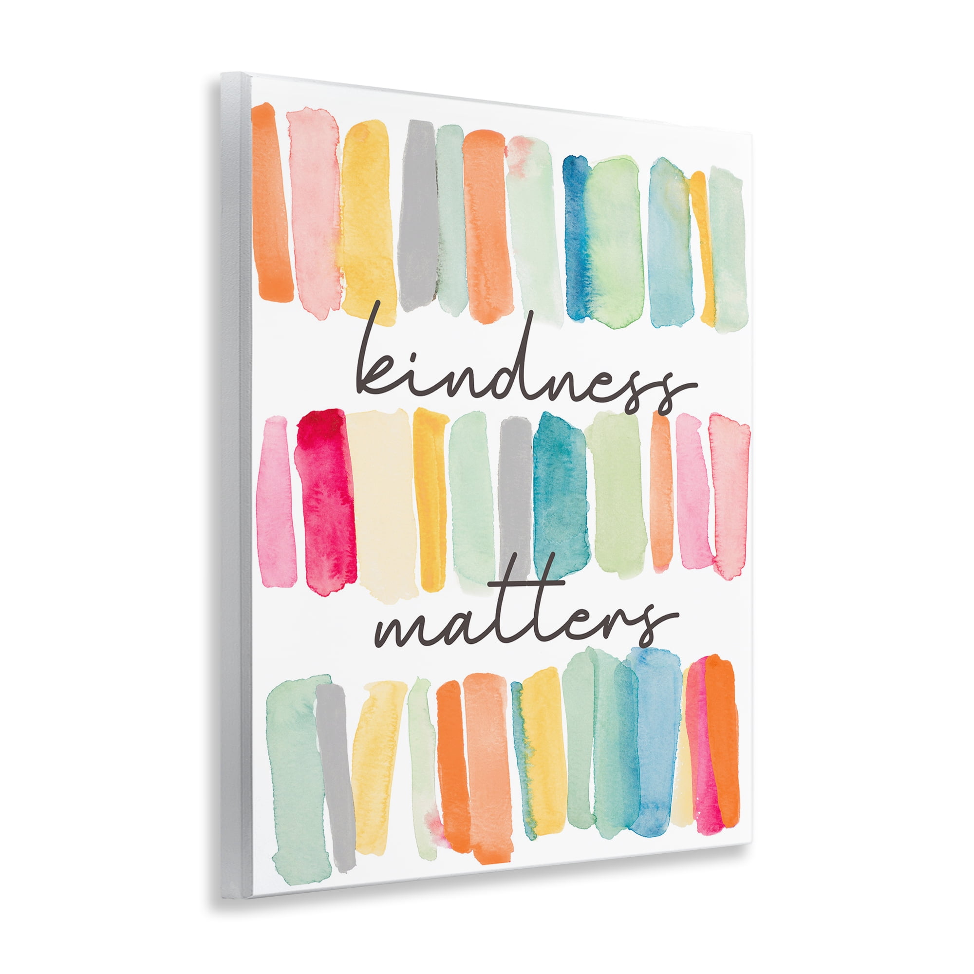 Stupell Industries Kindness Matters Phrase Typography Painting Unframed Art Print Wall Art, 11 x 14