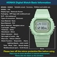 thumbnail image 3 of Women's Waterproof Digital Sports Watch with LCD Stopwatch, Date Display and Rubber Strap for Swimming & Fitness, 3 of 5