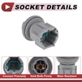 thumbnail image 4 of 1 Conector de Zócalo de Luz de Marcador para Nissan 350Z 2003-2006 No.2625070F00, 4 of 7