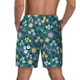 thumbnail image 2 of Lsque Mens Swim Trunks Floral Pattern - Bathing Suit Compression Liner - Beach Swim Shorts Swimwear - (S-3XL) - Stretch Quick Dry -XX-Large, 2 of 9