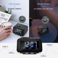 thumbnail image 4 of Despertador Radio USCCE Digital Dual con termómetro y USB, 4 of 7