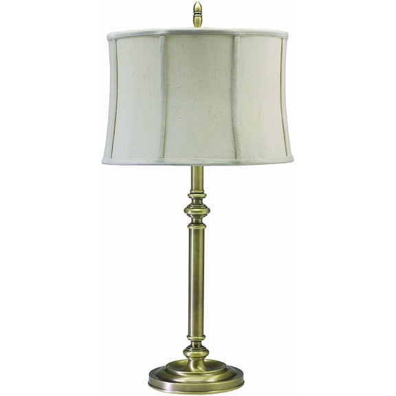 House of Troy CH850-AB Coach Collection Portable Table Lamp, 30, Antique Brass