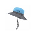 thumbnail image 1 of Sonducket Sombreros para el sol Niños Adultos Senderismo Sombrero de pescador Sombrero para viajes al aire libre Sombreros Mixto Azul/Adulto Sonducket AP009503-05B, 1 of 6