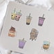 thumbnail image 4 of Set Of 50 Waterproof Vintage Girl Stickers Small Pvc Stickers For Laptopstyle 2, 4 of 4