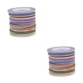 thumbnail image 2 of Soidarity Nuevo conjunto de pegatinas de cinta de línea de rayas de uñas de 14 colores brillantes decoraciones artísticas para Gel de esmalte de uñas Type3 NO3 Soidarity CBP023495, 2 of 5