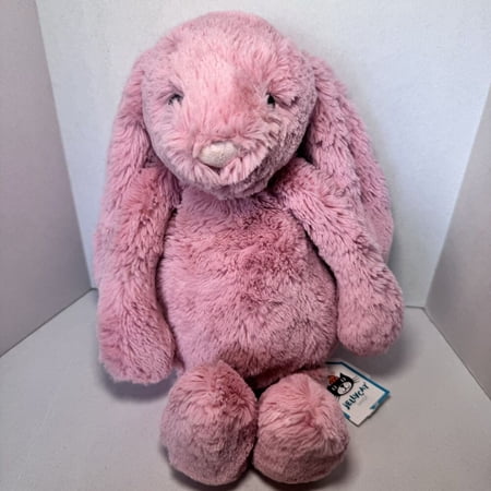 Jellycat London Bashful Blush Bunny Plush Petal Pink Long Ear Bunny