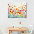 thumbnail image 2 of Nawypu Abstract Flower Wall Art Pictures Decor for Living Room Colorful Floral Canvas Painting Artwork Botanical Watercolor Wideflowers Print on Canvas for Bedroom Large Modern Blooming, 2 of 6