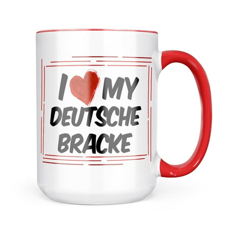 

Neonblond I Love my Deutsche Bracke Dog from Germany Mug gift for Coffee Tea lovers
