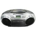 thumbnail image 2 of Insignia - AM/FM Radio Portable CD Boombox with Bluetooth - Silver/Black (Used), 2 of 3