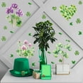 thumbnail image 4 of RyanK St Patricks Day Decorations Floor Decal St. Patrick's Day Four Leaf Floor Cling Window Stickers Self Adhesive Wall Decal For St. Patrick's Day Decoration Party Supply, 4 of 6