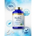 thumbnail image 5 of NAC N-Acetyl Cysteine 600mg | 180 Capsules | with Peppermint | by Carlyle, 5 of 7