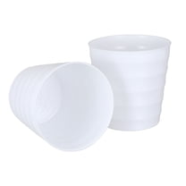 Set of 2 Succulent Planters with Screw Type Design, Unbranded Flower Pot Containers for Indoor and Outdoor Plants