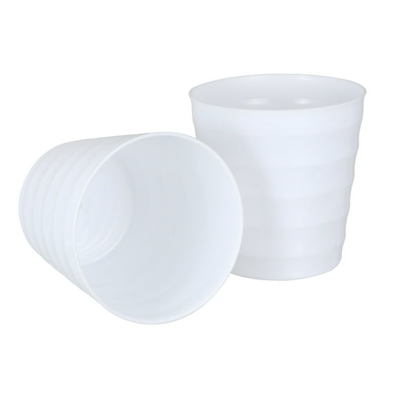 Set of 2 Succulent Planters with Screw Type Design, Unbranded Flower Pot Containers for Indoor and Outdoor Plants